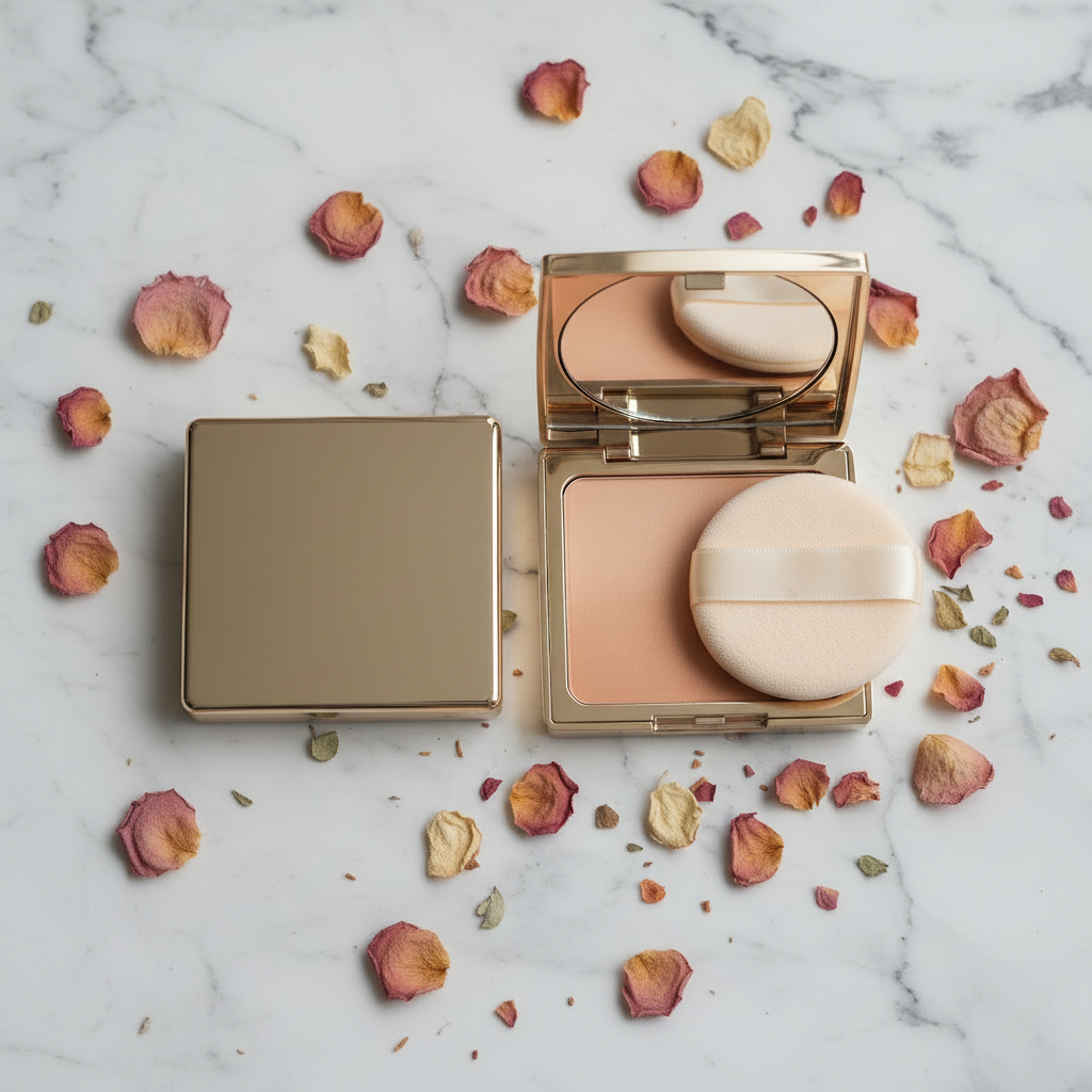 Gold Compact Pressed Powder — 10g
